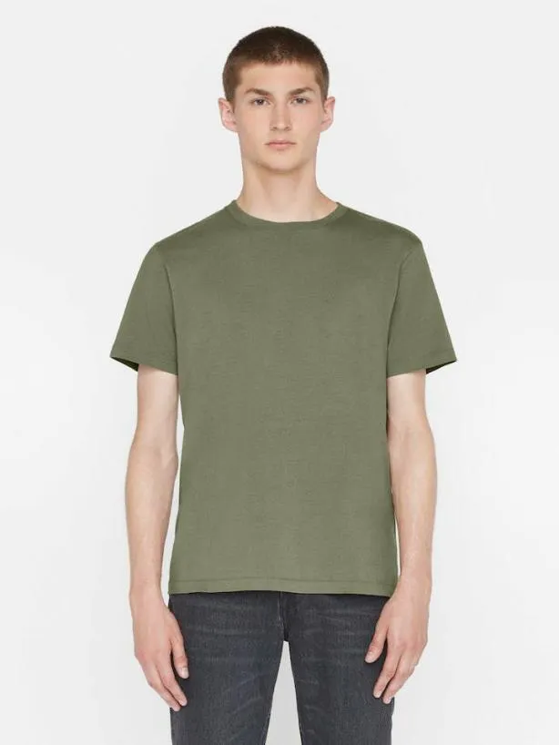 Frame FRAME Logo Tee In Khaki Green Khaki Green Men Tees Frame FRAME Logo Tee In Khaki Green Khaki Green Men Tees