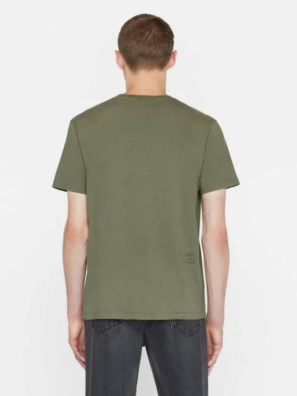 Frame FRAME Logo Tee In Khaki Green Khaki Green Men Tees Frame FRAME Logo Tee In Khaki Green Khaki Green Men Tees