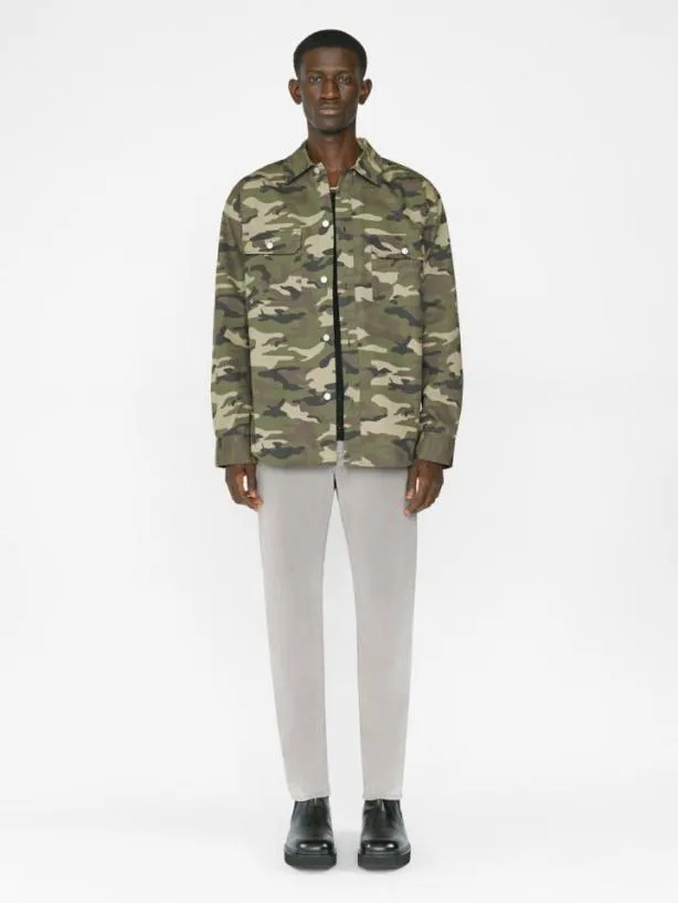 Frame L039Homme Slim Brushed Twill In Stone Grey Stone Grey Men Pants and Shorts Frame L039Homme Slim Brushed Twill In Stone Grey Stone Grey Men Pants and Shorts