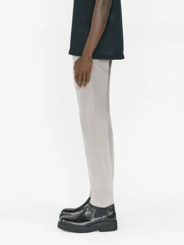 Frame L039Homme Slim Brushed Twill In Stone Grey Stone Grey Men Pants and Shorts Frame L039Homme Slim Brushed Twill In Stone Grey Stone Grey Men Pants and Shorts