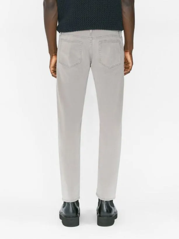 Frame L039Homme Slim Brushed Twill In Stone Grey Stone Grey Men Pants and Shorts Frame L039Homme Slim Brushed Twill In Stone Grey Stone Grey Men Pants and Shorts