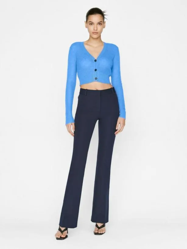 Frame Le High Flare Trouser In Navy Navy Women Pants Frame Le High Flare Trouser In Navy Navy Women Pants