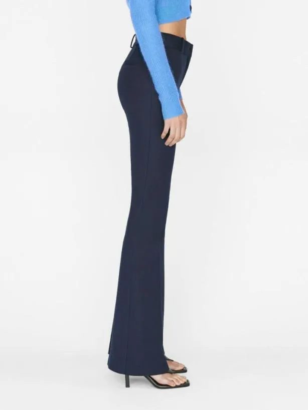 Frame Le High Flare Trouser In Navy Navy Women Pants Frame Le High Flare Trouser In Navy Navy Women Pants