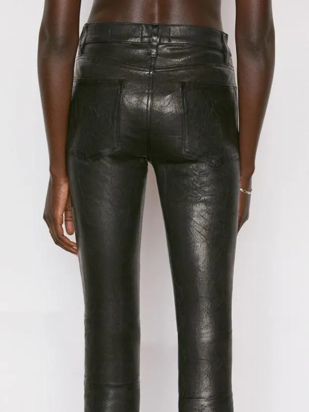 Frame Leather Le High Skinny In Washed Black Washed Black Women Pants Frame Leather Le High Skinny In Washed Black Washed Black Women Pants