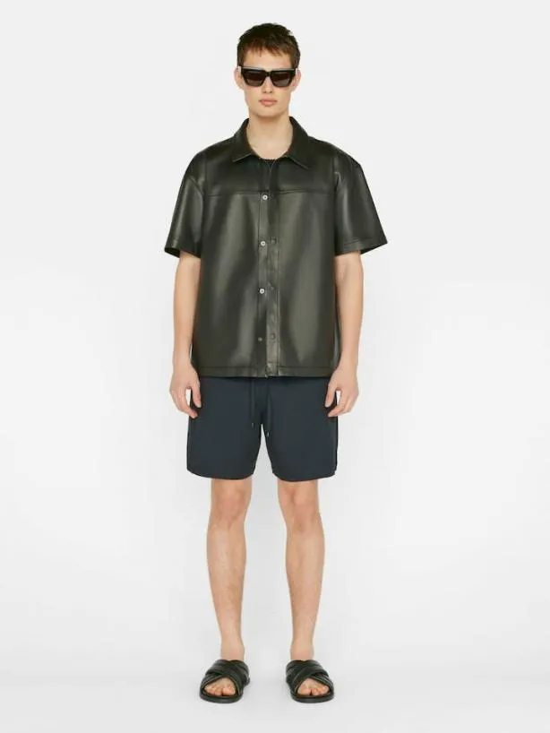 Frame Soft Cotton Traveler Short In Dark Navy Dark Navy Men Pants and Shorts