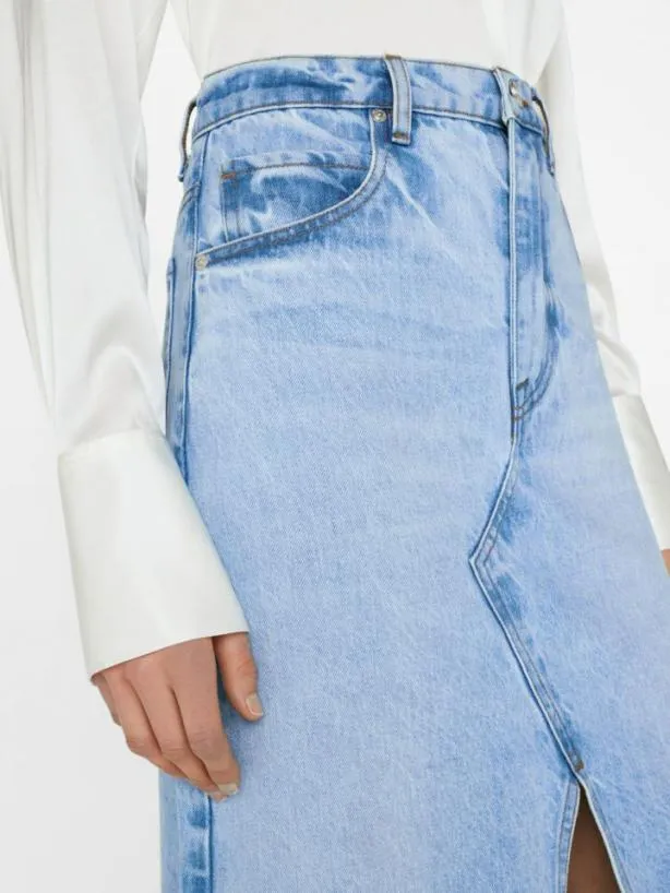 Frame The Midaxi Skirt Angled Seam In Baines Baines Women Skirts and Shorts Frame The Midaxi Skirt Angled Seam In Baines Baines Women Skirts and Shorts