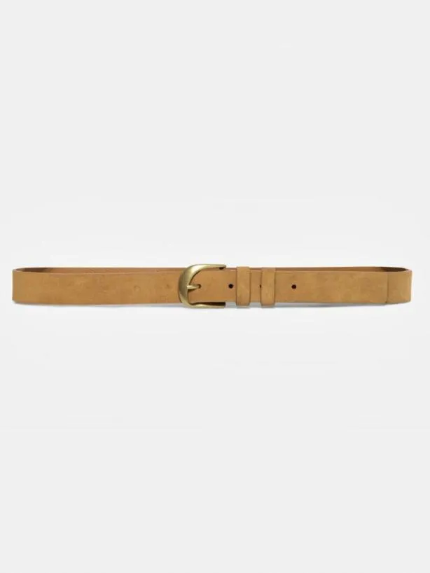 Frame Twist Buckle Belt In Tan Tan Women Accessories