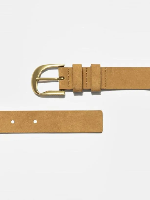 Frame Twist Buckle Belt In Tan Tan Women Accessories Frame Twist Buckle Belt In Tan Tan Women Accessories