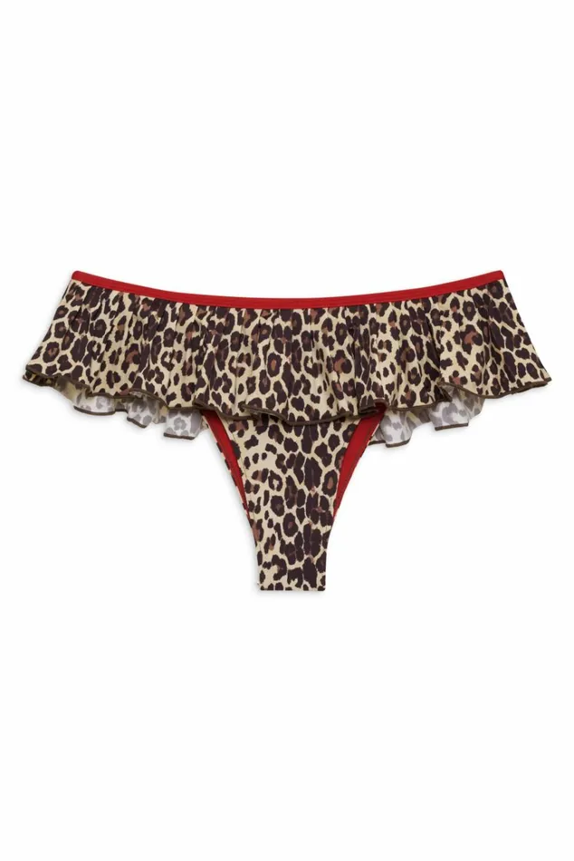 Frankies Bikinis Ghaia Swim Skirt Cheetah Women Bikinis