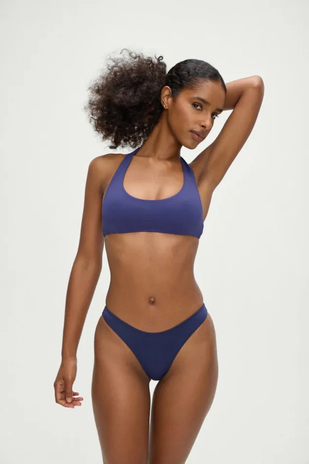 Frankies Bikinis Skyler Bikini Top Midnight Dip Women Tops