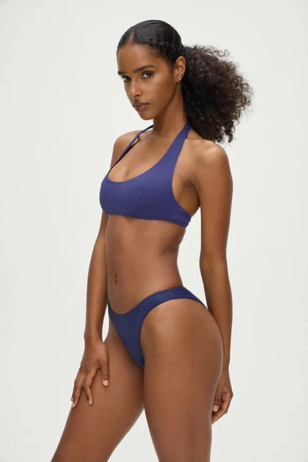 Frankies Bikinis Skyler Bikini Top Midnight Dip Women Tops