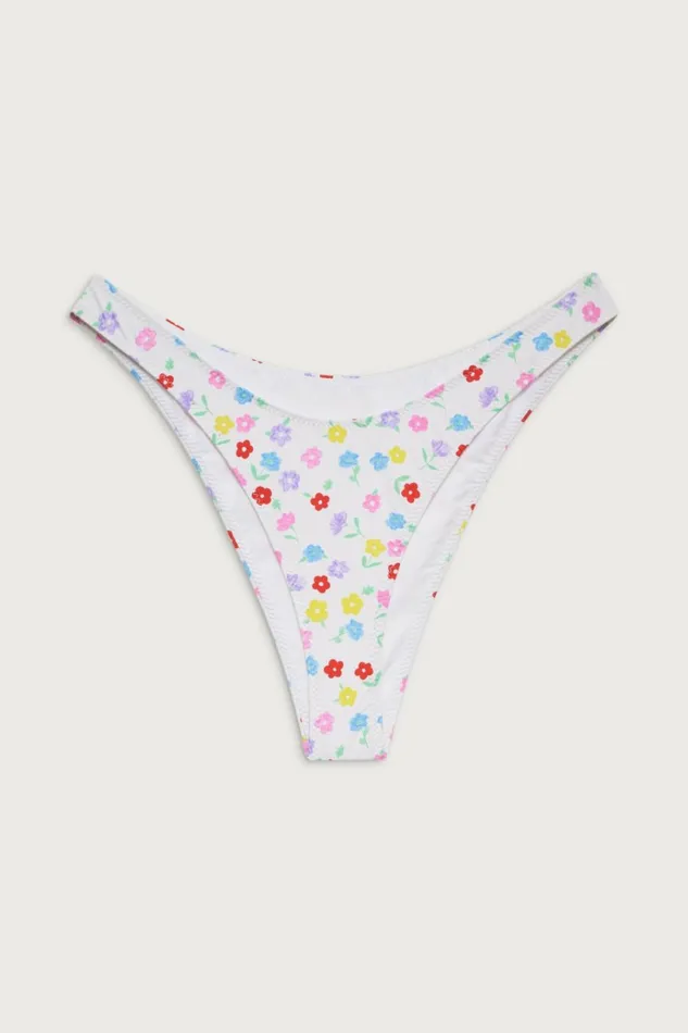 Frankies Bikinis Suki Floral Classic Bikini Bottom Dune Daisy Women Bottoms