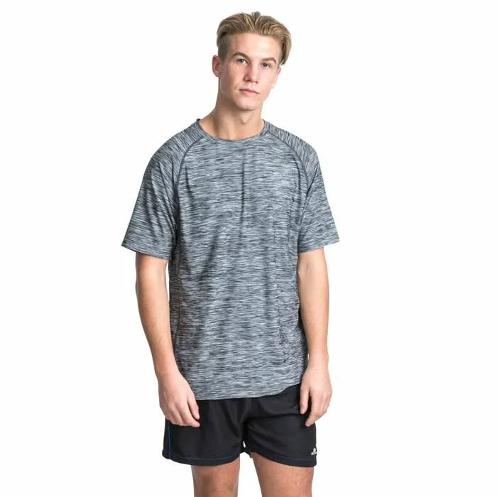 Gaffney Quick Dry Active Tshirt Carbon Marl Men Trespass TShirts