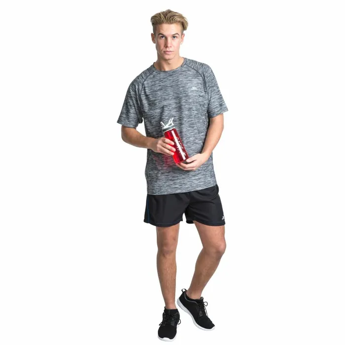 Gaffney Quick Dry Active Tshirt Carbon Marl Men Trespass TShirts