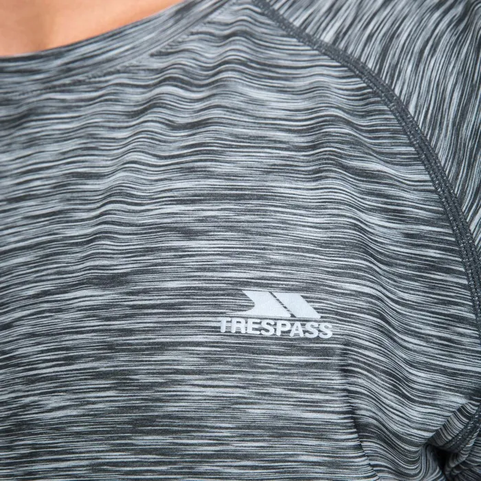 Gaffney Quick Dry Active Tshirt Carbon Marl Men Trespass TShirts