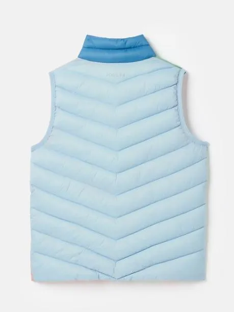 Gilets Girls Joules Pink Hotchpotch Showerproof Quilted Gilet