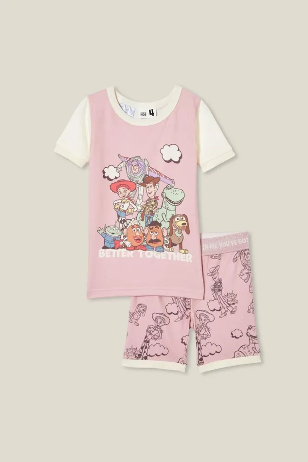 GirlsBoys Sleepwear Cotton On Harlow Super Soft Short Sleeve Pyjama Set License Lcn Dis Zephyrjessie and Toy Story Friends GirlsBoys Sleepwear Cotton On Harlow Super Soft Short Sleeve Pyjama Set License Lcn Dis Zephyrjessie and Toy Story Friends