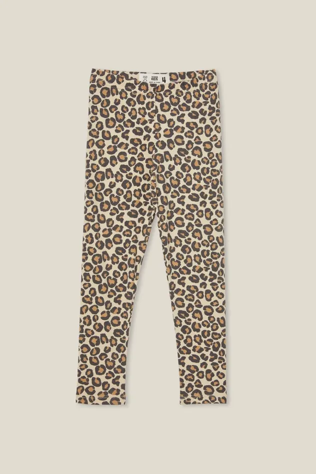 Girls Leggings Pants and Jeans Cotton On Huggie Tights Rainy Dayleo Leopard