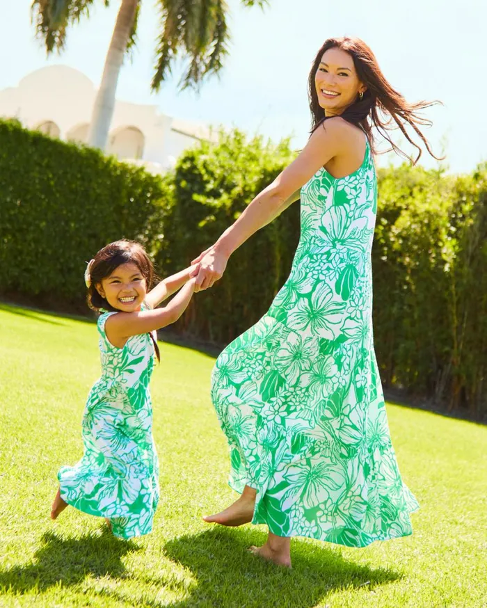 Girls Lilly Pulitzer Girls Dresses and Rompers Girls Mini Malone Maxi Dress Spearmint Oversized Kiss My Tulips Girls Lilly Pulitzer Girls Dresses and Rompers Girls Mini Malone Maxi Dress Spearmint Oversized Kiss My Tulips