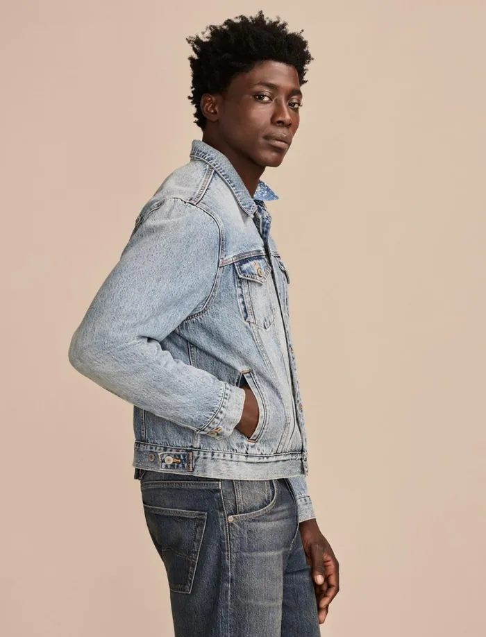 Gold Rush Frontier Jacket Native Blue Men Lucky Brand Jackets and Outerwear