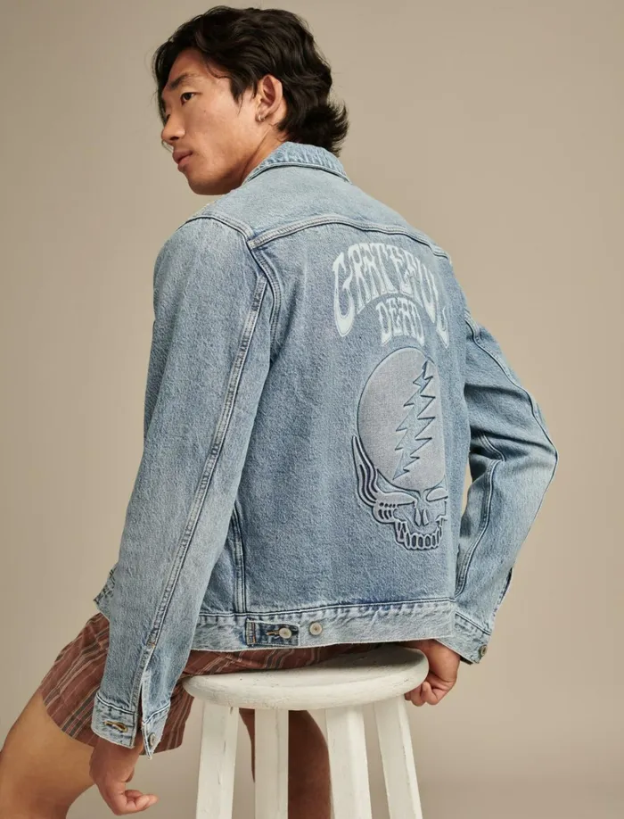 Grateful Dead Steal Your Face Jacket Forever Touring Women Lucky Brand Jackets and Outerwear