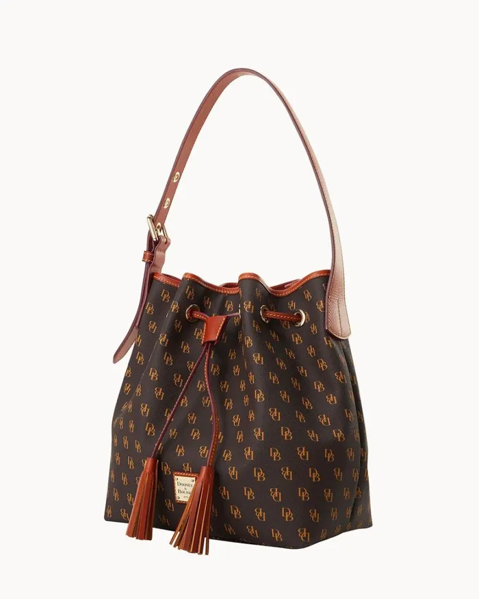 Gretta Aimee Drawstring Brown Tmoro Women Dooney and Bourke Shoulder Bags Gretta Aimee Drawstring Brown Tmoro Women Dooney and Bourke Shoulder Bags