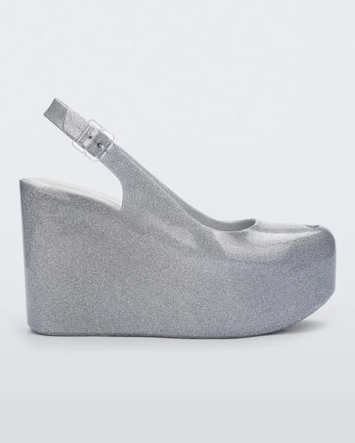 Groovy Glitter Clear Women Melissa Platforms