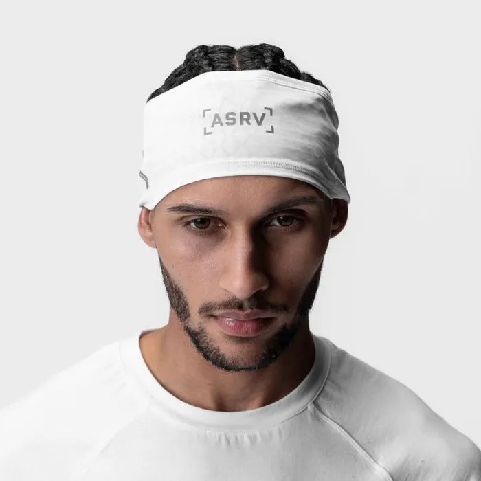 Hats and Headwear Men ASRV ASRV X Outlast Phase Change Headband White 034reflective Asrv034
