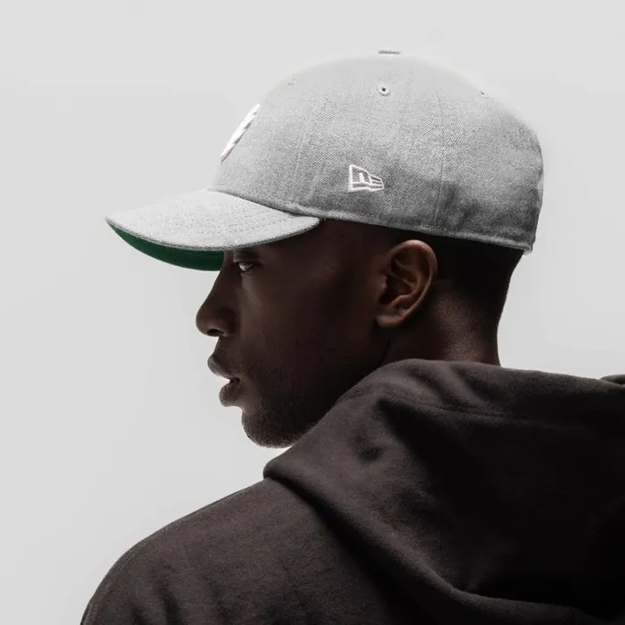 Hats and Headwear Men ASRV New Era 59Fifty Low Profile Hat Heather Greywhite wings