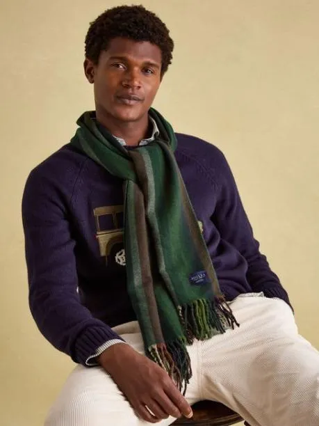 Hats Gloves and Scarves Men Joules Multi Scarf