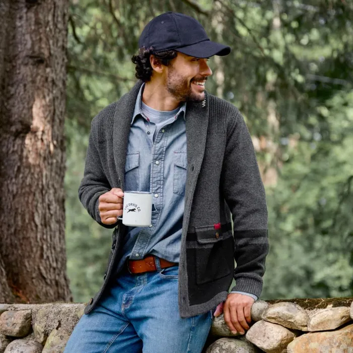 Hats Men Orvis Cashmere Ball Cap Navy