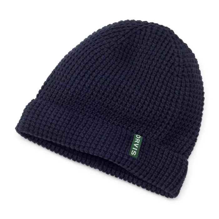 Hats MenWomen Orvis Chunky Knit Beanie Navy
