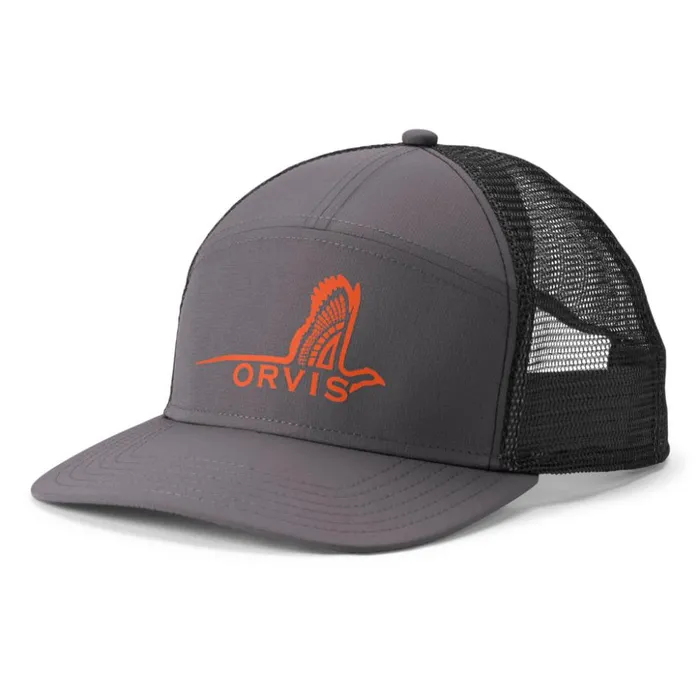 Hats WomenMen Orvis Flying Pheasant Trucker Hat Grey