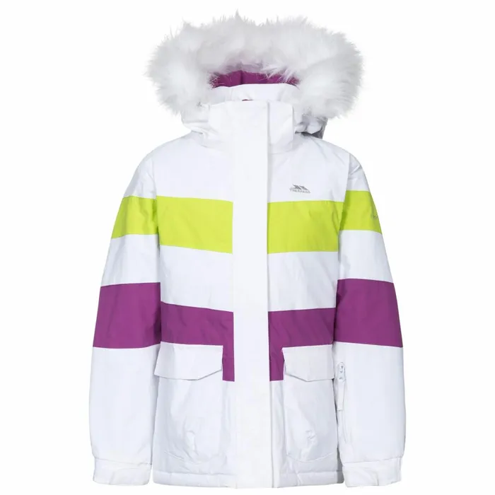Hawser Girls039 Ski Jacket White Kids Trespass Ski Jackets