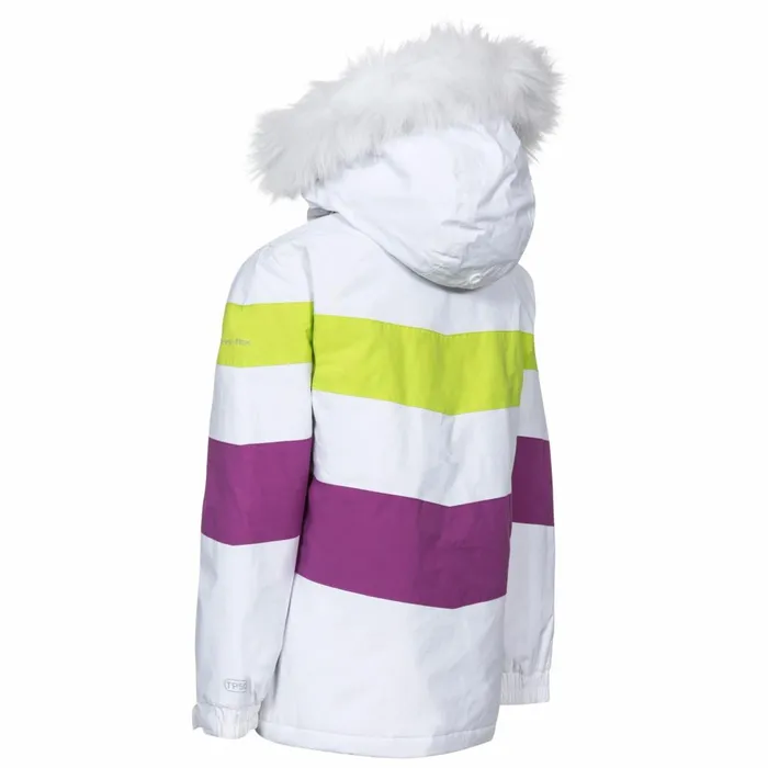 Hawser Girls039 Ski Jacket White Kids Trespass Ski Jackets