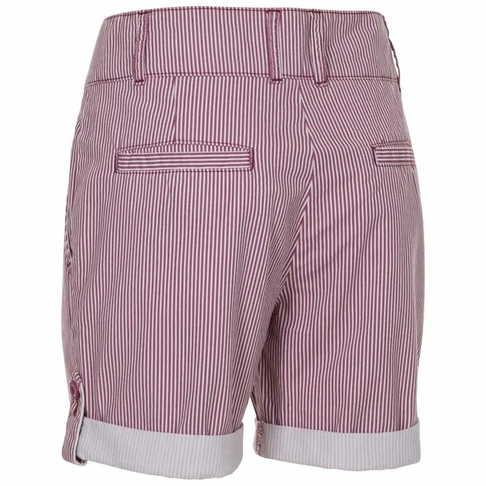 HAZY Cotton Shorts Mauve Stripe Women Trespass Shorts