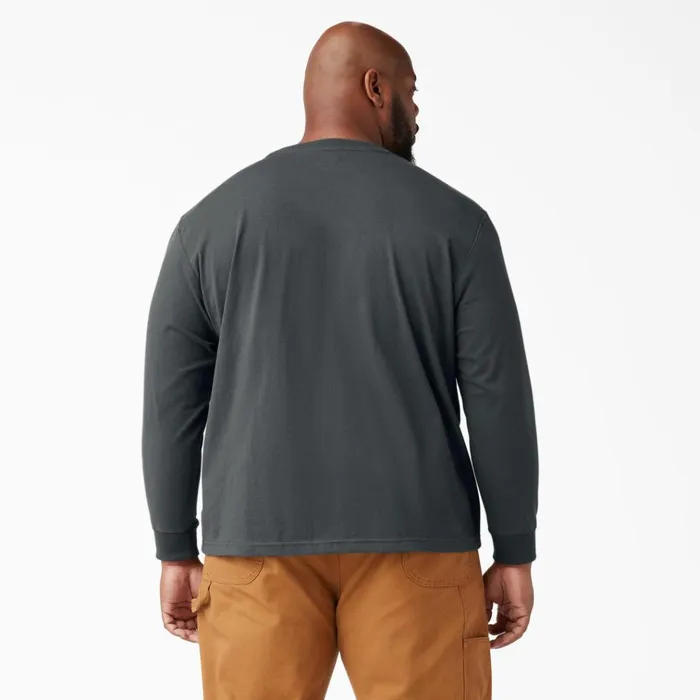 Heavyweight Long Sleeve Pocket TShirt Charcoal Gray Charcoal Gray ch Men Dickies Work Shirts Heavyweight Long Sleeve Pocket TShirt Charcoal Gray Charcoal Gray ch Men Dickies Work Shirts