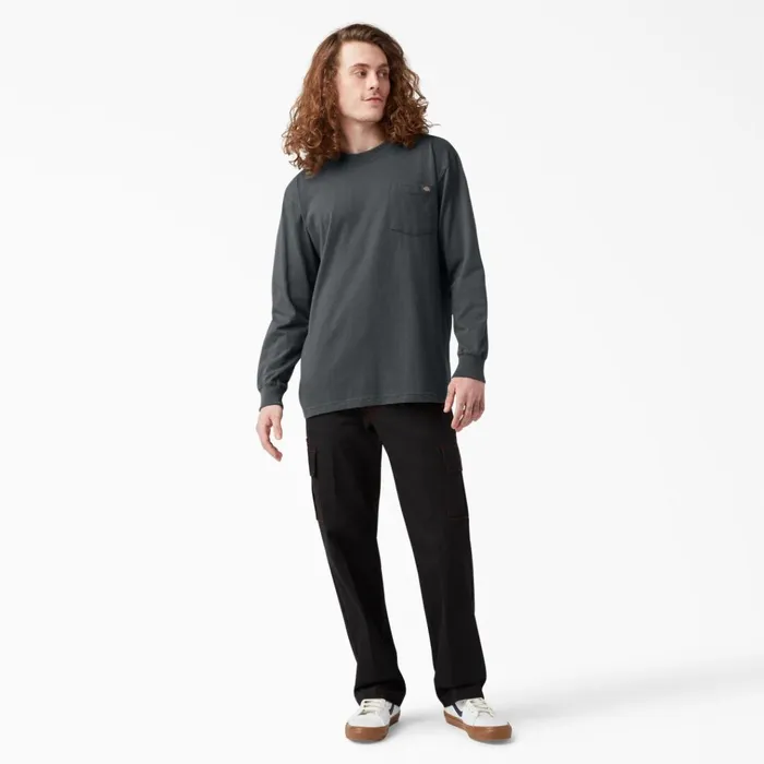 Heavyweight Long Sleeve Pocket TShirt Charcoal Gray Charcoal Gray ch Men Dickies Work Shirts Heavyweight Long Sleeve Pocket TShirt Charcoal Gray Charcoal Gray ch Men Dickies Work Shirts