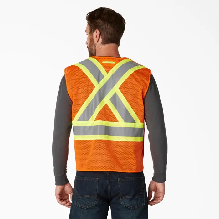 Hi Vis Safety Vest ANSI Orange Ansi Orange ao MenWomen Dickies Hi Vis Hi Vis Safety Vest ANSI Orange Ansi Orange ao MenWomen Dickies Hi Vis