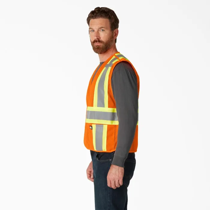 Hi Vis Safety Vest ANSI Orange Ansi Orange ao MenWomen Dickies Hi Vis Hi Vis Safety Vest ANSI Orange Ansi Orange ao MenWomen Dickies Hi Vis