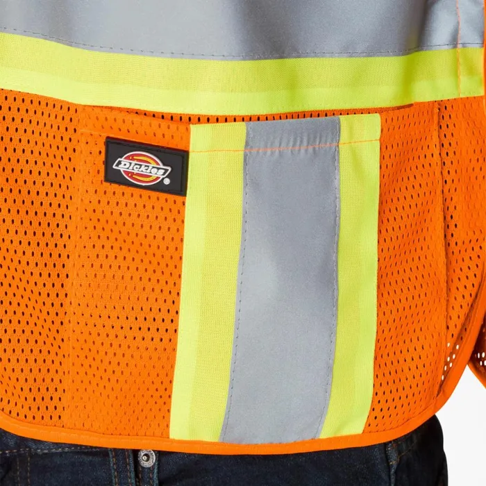 Hi Vis Safety Vest ANSI Orange Ansi Orange ao MenWomen Dickies Hi Vis Hi Vis Safety Vest ANSI Orange Ansi Orange ao MenWomen Dickies Hi Vis
