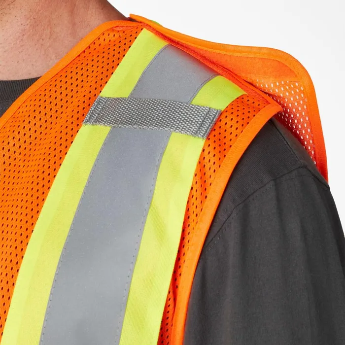 Hi Vis Safety Vest ANSI Orange Ansi Orange ao MenWomen Dickies Hi Vis Hi Vis Safety Vest ANSI Orange Ansi Orange ao MenWomen Dickies Hi Vis