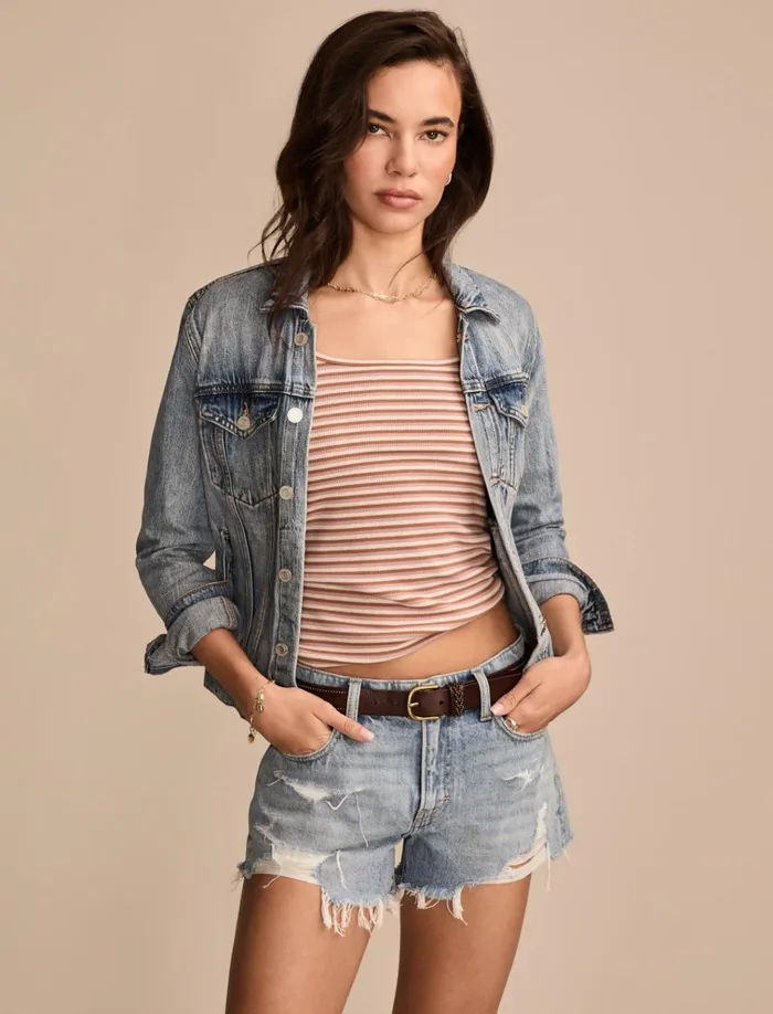 High Rise Mom Short Monaco Women Lucky Brand Shorts