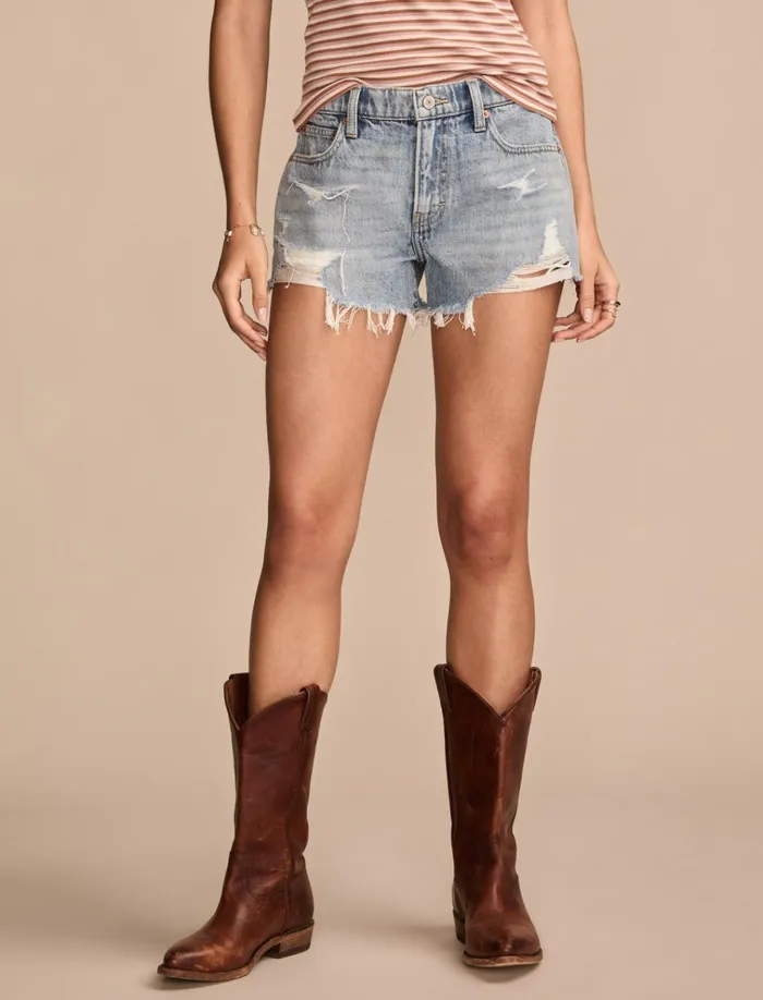 High Rise Mom Short Monaco Women Lucky Brand Shorts