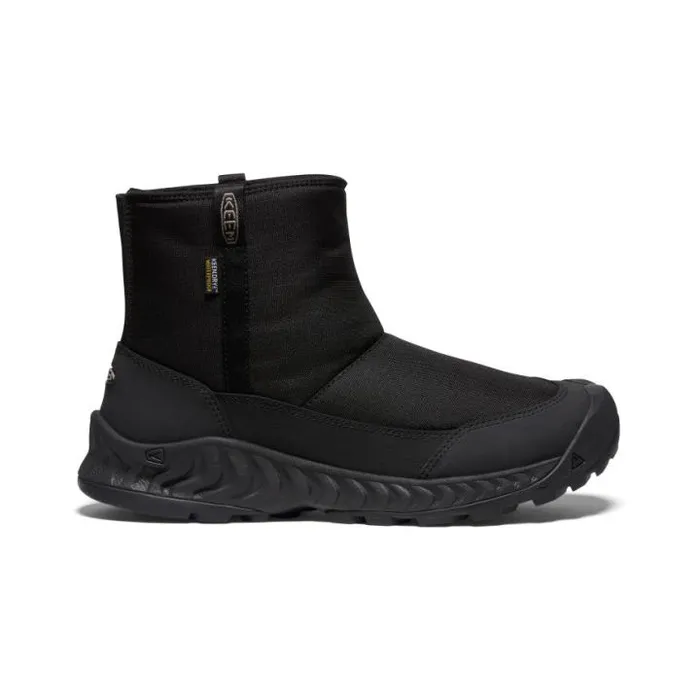 Hood NXIS Pull On Waterproof Black Boot Men KEEN Winter