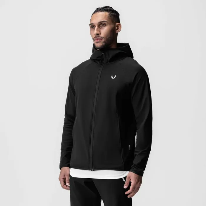 Hoodies and Sweatshirts Men ASRV Performance Fleece Zip Hoodie Black