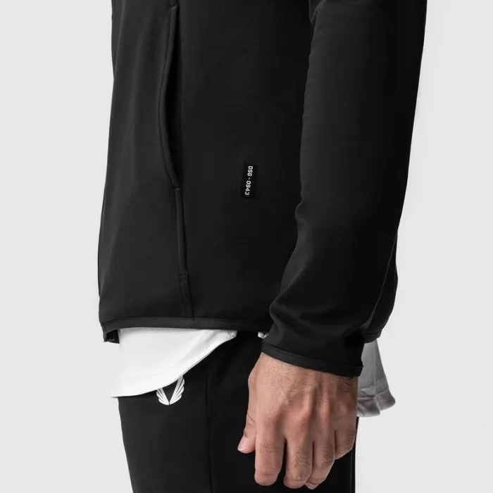 Hoodies and Sweatshirts Men ASRV Performance Fleece Zip Hoodie Black