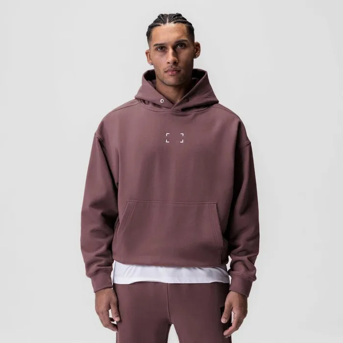 Hoodies and Sweatshirts Men ASRV TechTerry Hoodie Nightshade 034space Bracket034