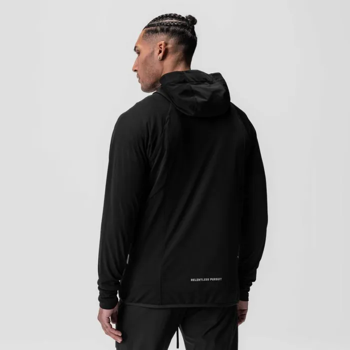 Hoodies and Sweatshirts Men ASRV Thermal Training Hoodie Black 034cyber034