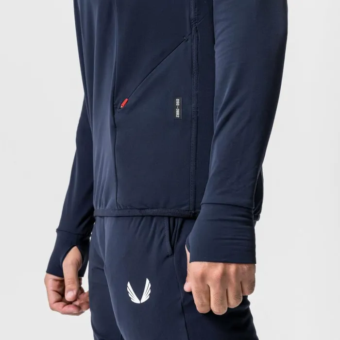 Hoodies and Sweatshirts Men ASRV Thermal Training Hoodie Navy